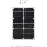 پنل خورشیدی 20 وات مونو کریستال