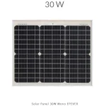 پنل خورشیدی 30 وات مونوکریستال