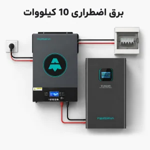 سیستم برق اضطراری هوشمند ۱۰ کیلووات مارسریوا (مناسب منزل و آپارتمان)